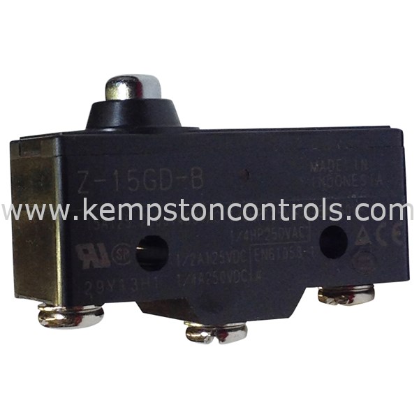 Omron Z15GDB BASIC SWITCH SHORT PLUNG. Kempston Controls