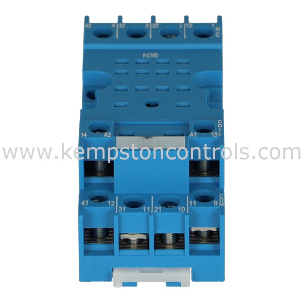 Finder 94.74SMA RELAY BASE, DIN RAIL MOUNT, 14 PIN FOR 55.32 AND 55.34