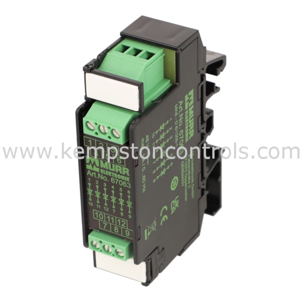 MURR 67063 MURR MKS - D 6/1300 - 1 DIODE MODULES MOUNTING RAIL / SCREW ...