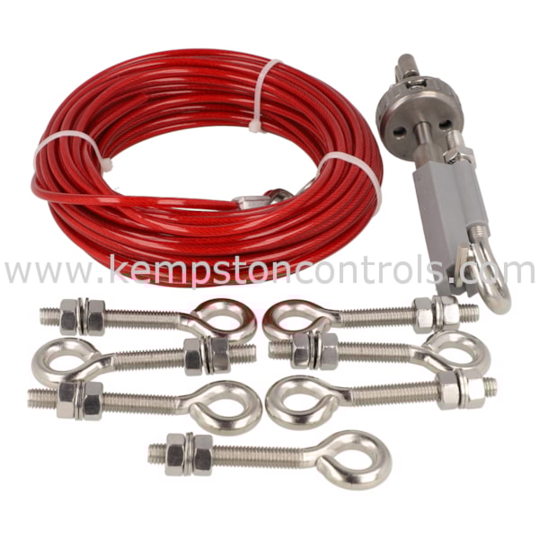 Idem 140012 PULL KIT FOR GUARDIAN LINE ROPE SWITCHES, 15M, STAINLESS
