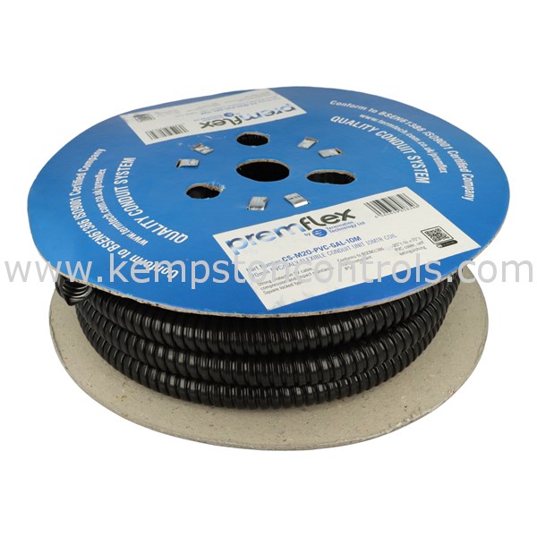 Termination Technology PREM20GALVPVC10M PREMFLEX PVC COATED GALV STEEL FLEXIBLE CONDUIT M20