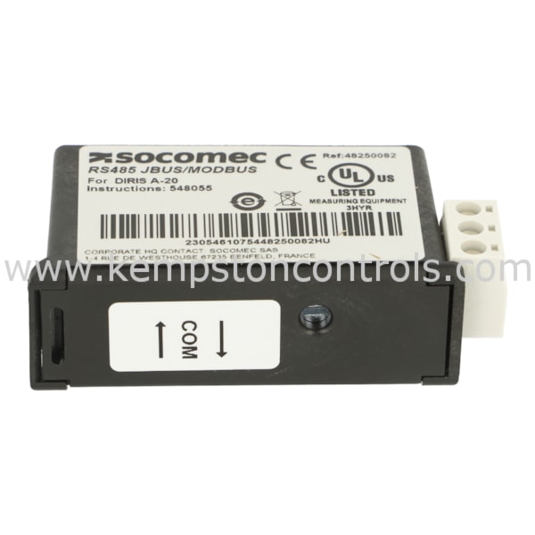 Socomec 48250082 SOCOMEC OPTIONAL PLUG-IN MODULE RS485 MODBUS ...