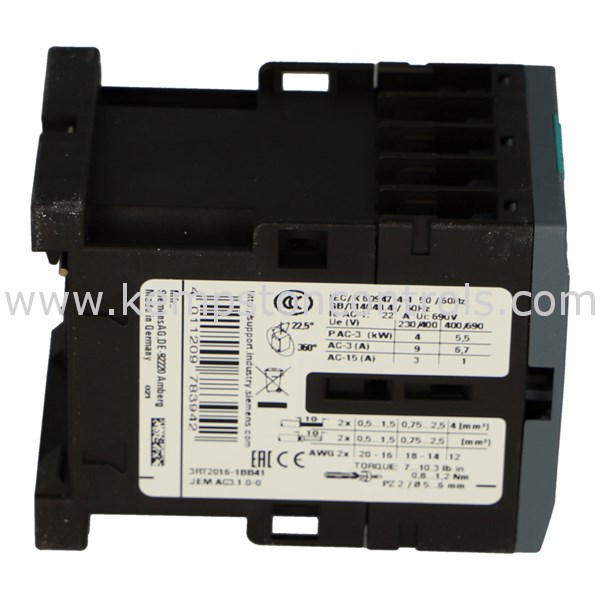 Disjoncteur De Puissance Siemens SIRIUS 3RV2011-1JA20