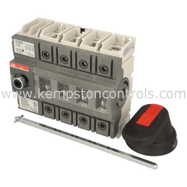 ABB Interruttore Sezionatore OT160G04P - 4 Poli, 160A, Maniglia Frontale IP65, 1000V, Conforme IEC 60947-3