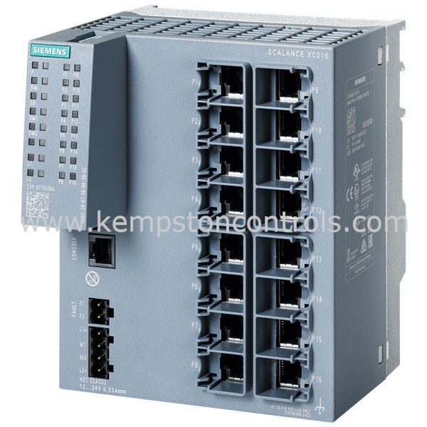 Siemens 6GK5216-0BA00-2AC2 SIEMENS SCALANCE XC216 MANAGEABLE LAYER