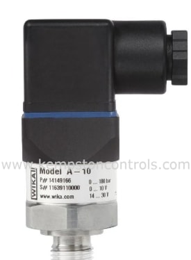Capteur De Pression WIKA A-10 - 0-2.5 Bar - Alimentation 8...30V - Neuf - Ref. 12719243