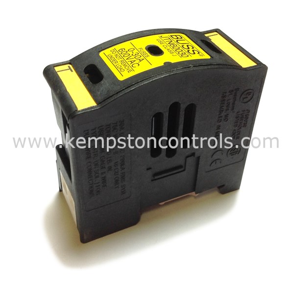 Bussmann JTN60030 FUSE HOLDER, 30A, INDICATING, CLASS J, FINGER SAFE