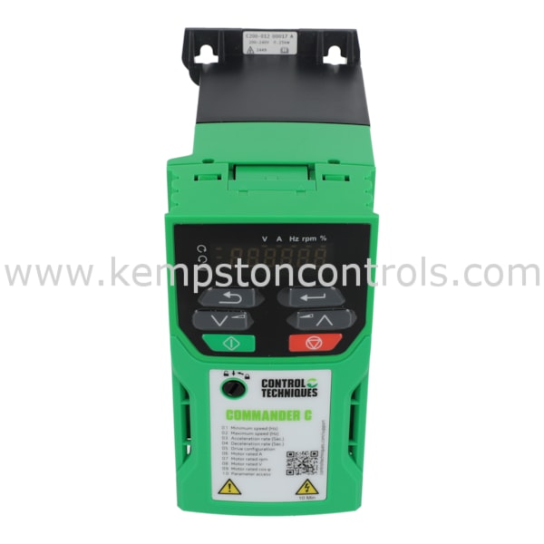 Nidec Drives C200-01200017 NIDEC DRIVES COMMANDER C SINGLE PHASE, MAX ...