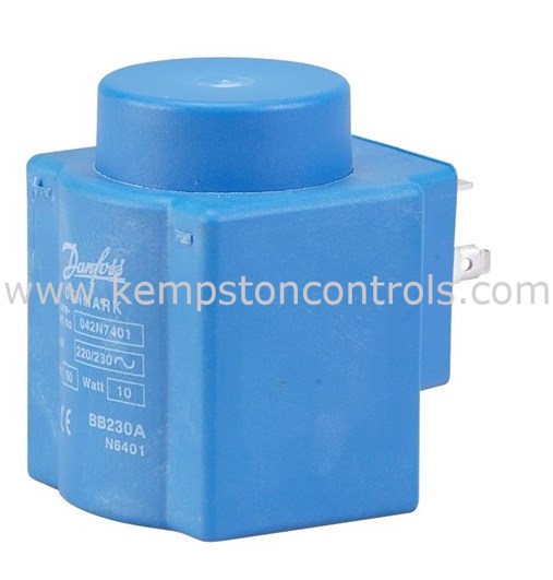 Danfoss 018F7351 DANFOSS COIL FOR AKV/AKVA VALVES, AC, 230V, 50HZ, DIN ...