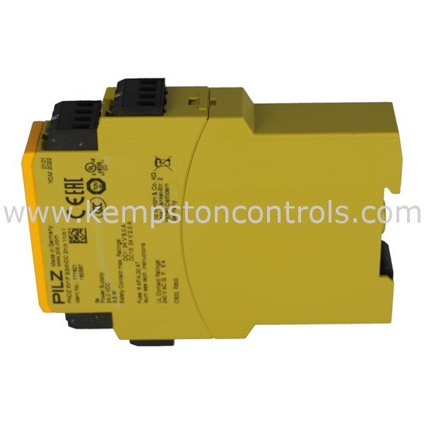 Pilz 777601 SAFETY RELAY, 1/2 CHANNEL WIRING, 2NO, AUTO, 24VDC, 22.5MM