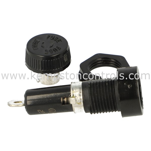 Bussmann HKP PANELMOUNT FUSE HOLDER, 30A, 250V, FOR 6.3 X 32MM FUSES