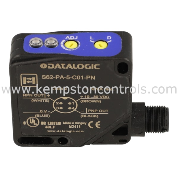Data Sensor R16 Datasensor S62-PA-5-C01-PN DATASENSOR PHOTOELECTRIC SENSOR, DIFFUSE ...