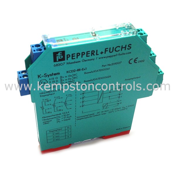 Pepperl + Fuchs KCD2-RR-EX1 PEPPERL + FUCHS RESISTANCE REPEATER, 19 ...