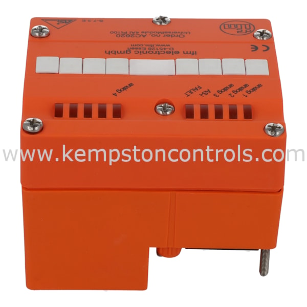 IFM AC2620 IFM AS-INTERFACE UNIVERSAL MODULE, 4 X PT100 INPUTS, 18-30V ...