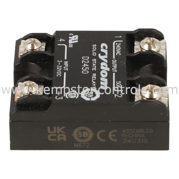 Crydom D2450 CRYDOM SSR 50AMP RELAY | Kempston Controls
