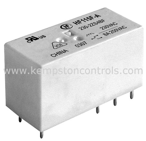 HongFa HF115FA0241ZS3AF MINIATURE HIGH POWER RELAY, 24VAC, 1 FORM C