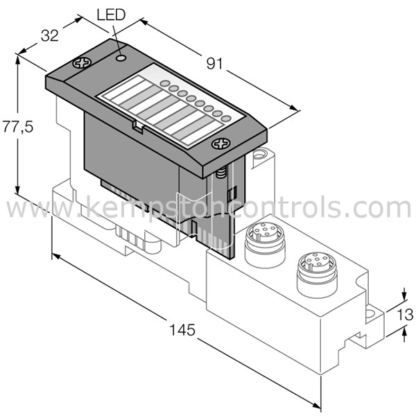 Turck Banner Bl67 2rfid C Turck Rfid System Interface For