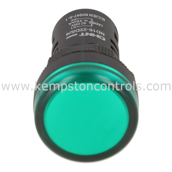 CHINT ND16-22DS-4 (G) 240V CHINT INDICATOR LIGHT, COMPACTED ARC SURFACE ...