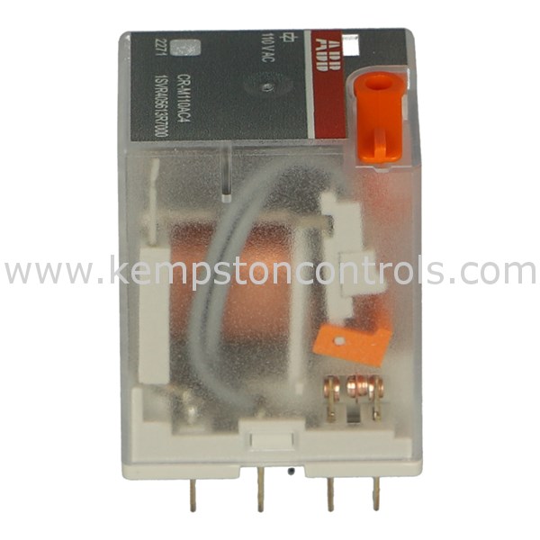 ABB 1SVR405613R7000 ABB PLUGGABLE RELAY 4 C/O 110VAC SOLD IN 10S ...