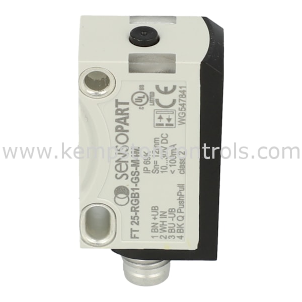 Sensopart FT-25-RGB1-GS-M4M SENSOPART MULTI-COLOR CONTRAST SENSOR, 9 ...