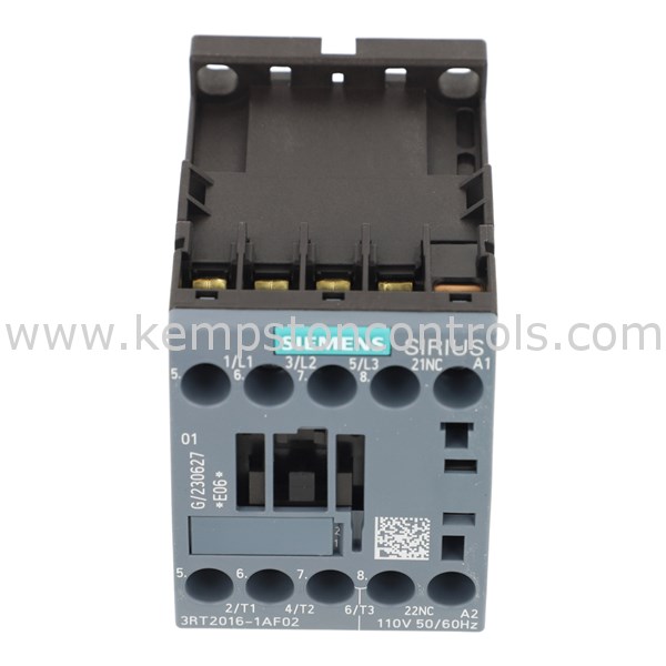 Contattore Siemens Lexic AC-3 4KW 400V - 1 NC AC 24V S00 Vite