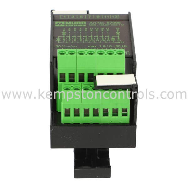 MURR 67096 MURR MKS-10/LDP 1300-1 M DIODE MODULES MOUNTING RAIL / SCREW ...
