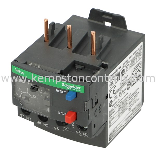 Schneider LRD14 THERMAL OVERLOAD RELAYS, 710A, 10A CLASS, 690V, 3 PHASES, 4KW, 400V, NO, NC
