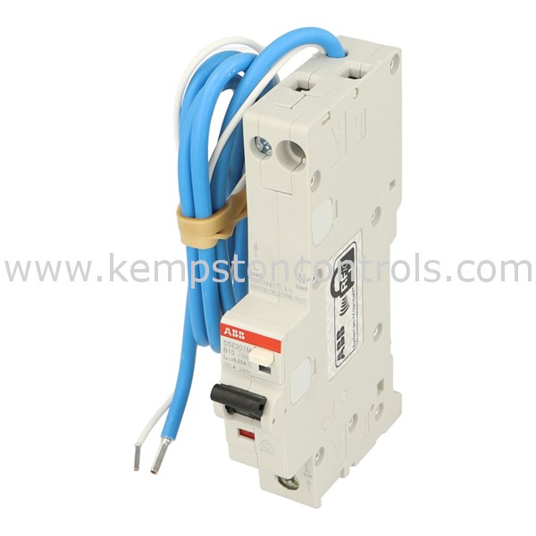 ABB 2CSR275151R1105 RCBO, DSE201 M B10 A30 N BLUE, A TYPE, 30MA, B TRIPPING, 10A, 1+N POLES