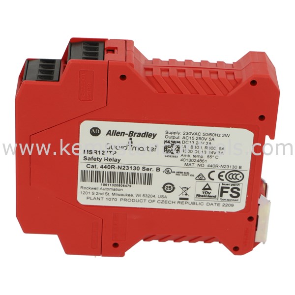 Guardmaster 440RN23130 SAFETY RELAY, MSR127TP 230VA 3NO + 1NC
