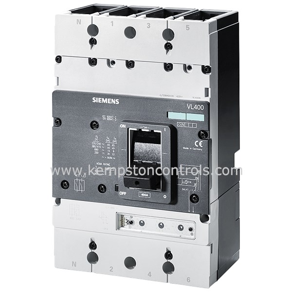 Siemens 3VL4740-1AA36-0AA0 SIEMENS SENTRON MCCB VL400N 45KA 3P 400A ...
