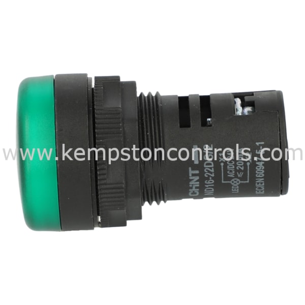 CHINT ND16-22DS/2 24V (G) CHINT GREEN 22.5MM LED INDICATOR | Kempston ...