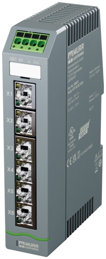 MURR 58823 MURR XELITY 6TX MANAGED SWITCH 6 PORT 1000MBIT PROFINET IP20 ...