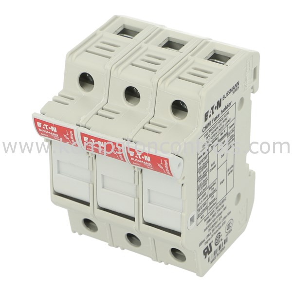 Bussmann CHM3DU MODULAR FUSE HOLDER, 3POLE 30A 600V MFH FOR 10X38 ...