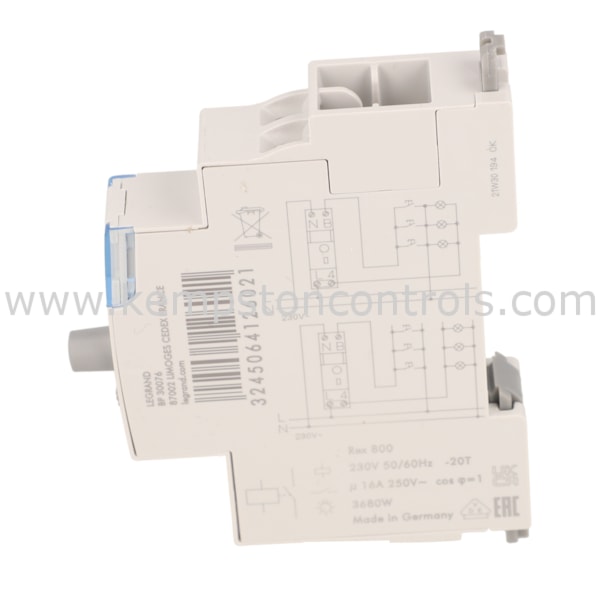Legrand Power 412602 TIMELAG 16A 230V SWITCH Kempston Controls