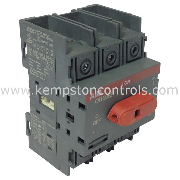 ABB OT100E3 ABB LOAD BREAK SWITCH 100A 3POLE | Kempston Controls