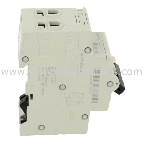 ABB 2CSR255180R1104 ABB RCBO, 10A, 2 POLES, 230V, 50-60HZ, 6KA, 1+N, A ...