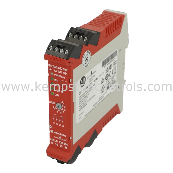 Guardmaster 440RD22R2 SAFETY RELAY, DUAL INPUT, 2NO SAFETY OUTPUTS, 24VDC Kempston Controls