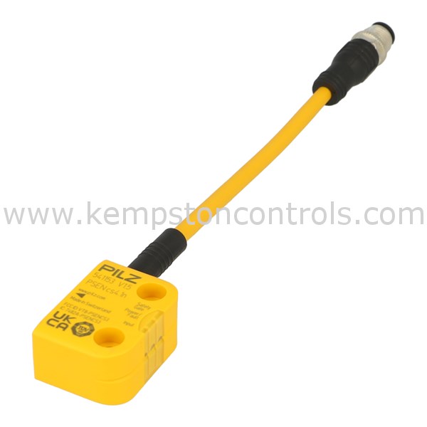 Pilz 541153 SAFETY SWITCH, 5 PIN, M12, MALE CONNECTOR, ONE ACTUATION