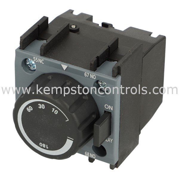 Siemens 3RT29272PA11 PNEUMATIC TIME BLOCK RELAY ON DELAY 10180S, 1NO
