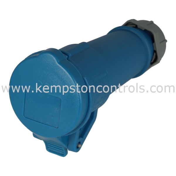 Mennekes 510 MENNEKES BLUE CABLE MOUNT, FEMALE STRAIGHT, 16A/240V ...