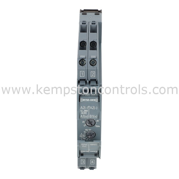 Siemens 3RP25051AW30 TIMING RELAY, 1CO, 13 FUNCTIONS, 7 TIME RANGES 0