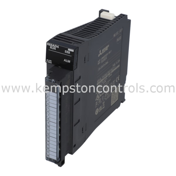 MITSUBISHI R60AD4 MITSUBISHI A/D INPUT MODULE, 4 CHANNEL, +