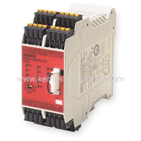 Omron G9SXLM224F10RC LIMITED SPEED MONITORING UNIT, 4 OUTPUTS