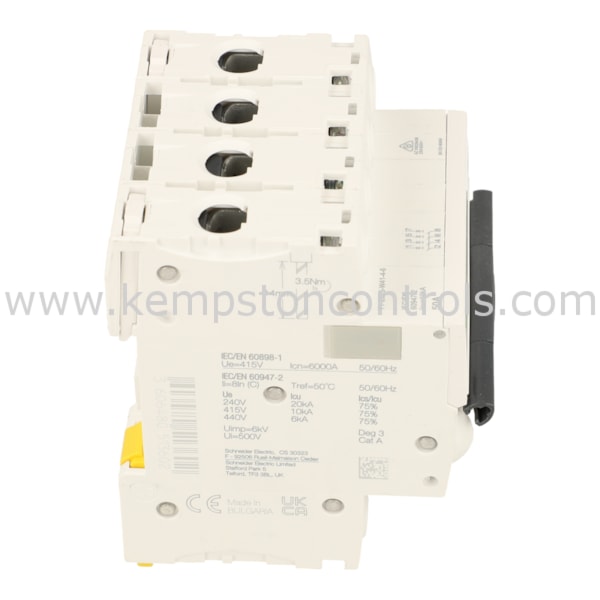 Installatieautomaat 2 polig 50A karakteristiek C