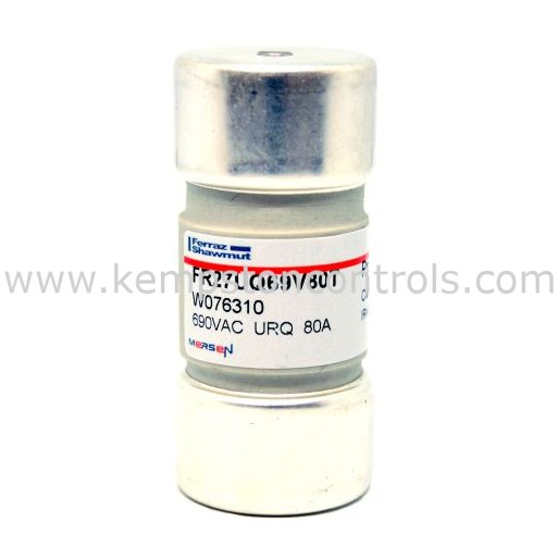 Mersen W076310 FUSE, 690V, 27 X 60, CERAMIC, INDICATED, FAST ACTING