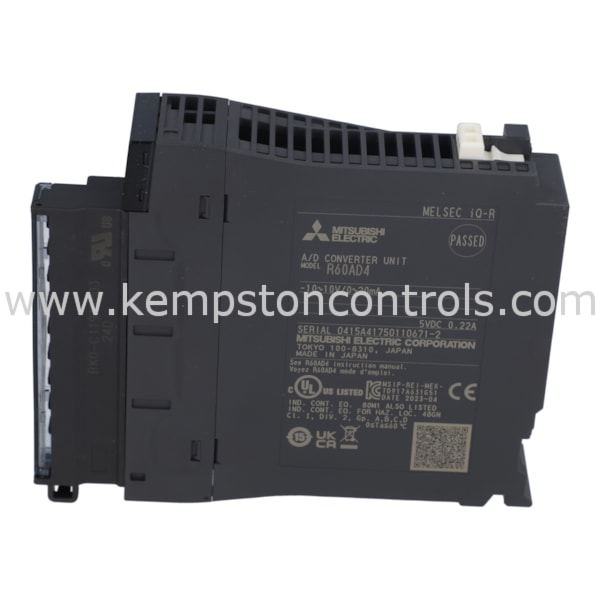 MITSUBISHI R60AD4 MITSUBISHI A/D INPUT MODULE, 4 CHANNEL, +