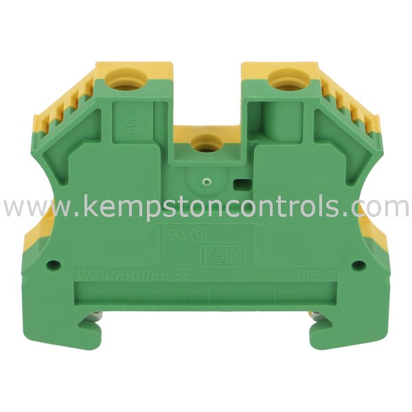 Weidmuller 1010300000 TERMINAL BLOCK, SCREW CONNECTION, GREEN/YELLOW