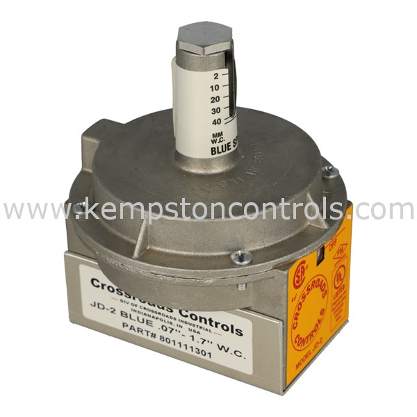 Antunes Controls JD2B JD2B PRESSURE SWITCH 0.07 1.7" WC (BLUE