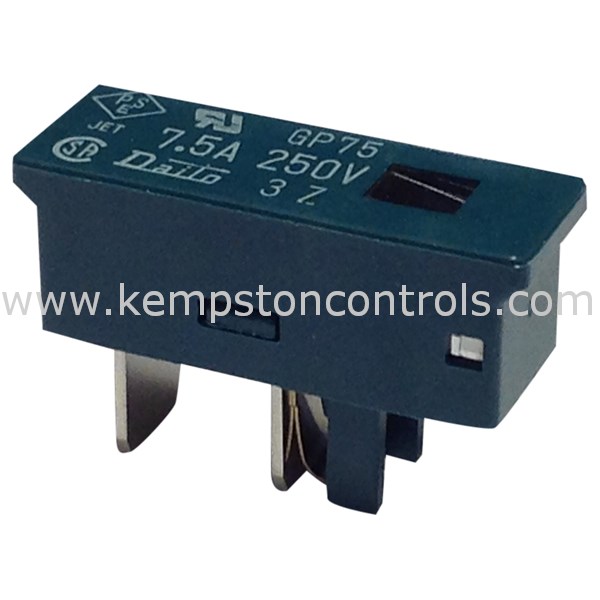 thumbnail interactive-video image 1 of ORIGINAL Daito Alarm Fuse GP75 – 7.5A, 250V, Indicating, Fits FANUC 1 of 5