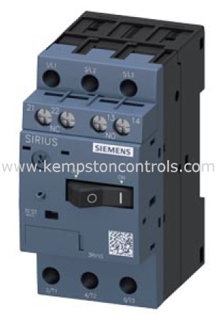 Siemens 3RV1011 Motor starter protector 1.25A contactor